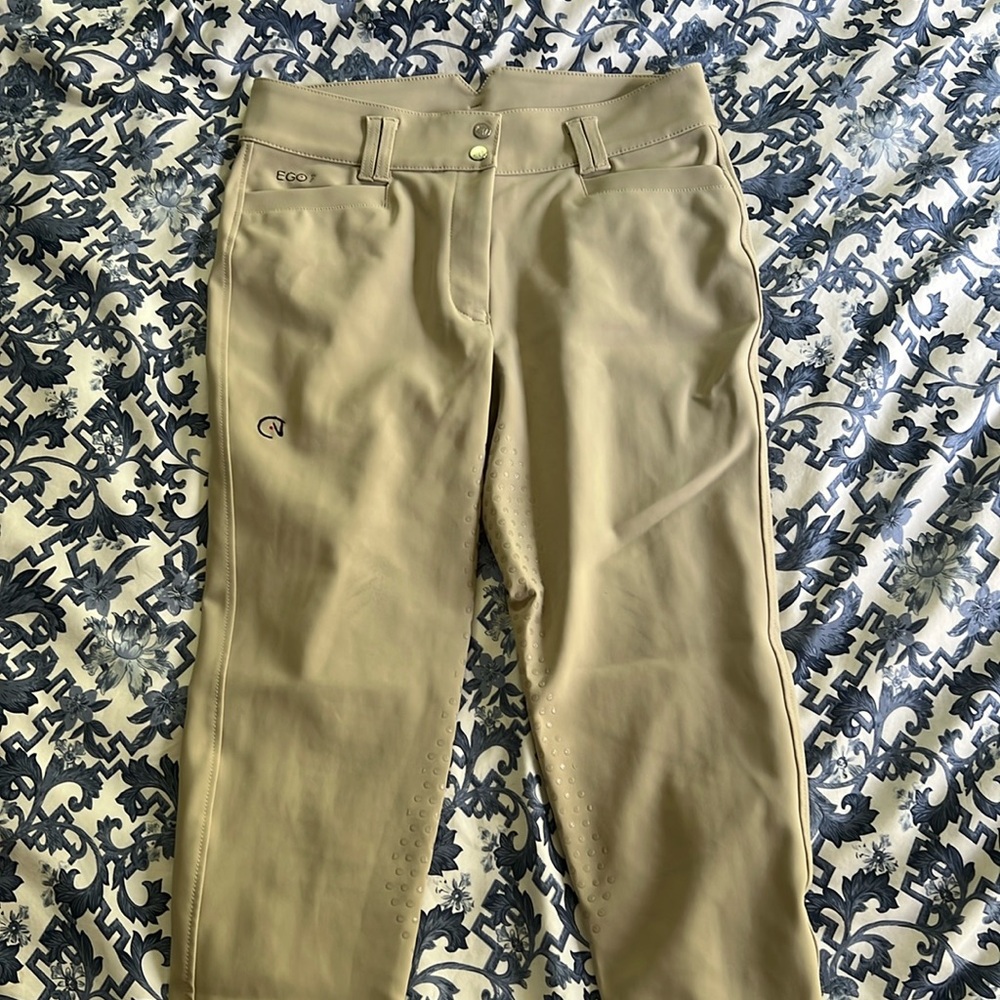 Ego7 full seat Beige Riding Pants